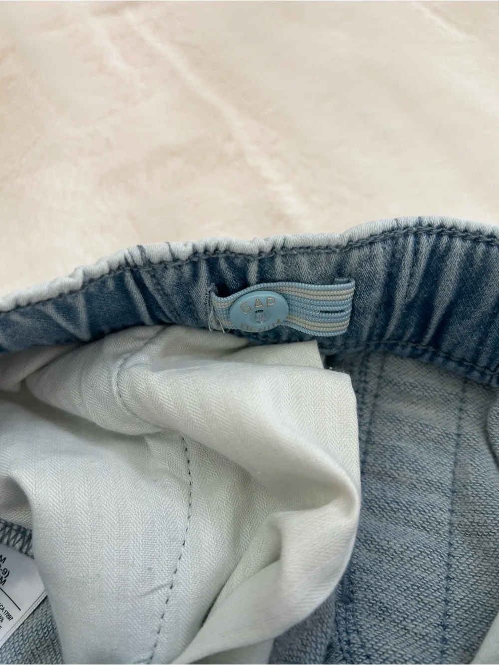 🩵 GAP Kids Easy Wide Leg Baggy Light Blue Low Rise Jeans